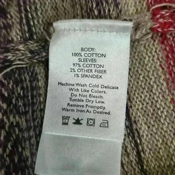 Eddie Bauer Women's Long Sleeve Multicolor Pullover Sweater Size M - Picture 11 of 11